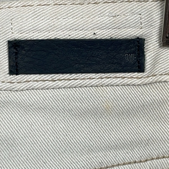 New One Teaspoon Mr Blues Knee Slit Button Fly Jeans Cream Mens Sz 32 - Picture 6 of 10